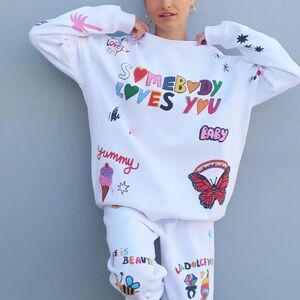 Mayfair Group “Somebody Loves You” crewneck sweatshirt